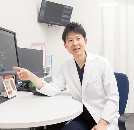 心エコーをおこなっているクリニックも多い中で、先生の強みはどこにありますか？